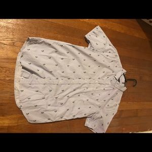 Forever 21 palm tree pattern button down